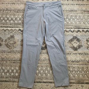 Lululemon Commission Pants Slim Warpstreme Light Cast 33x28